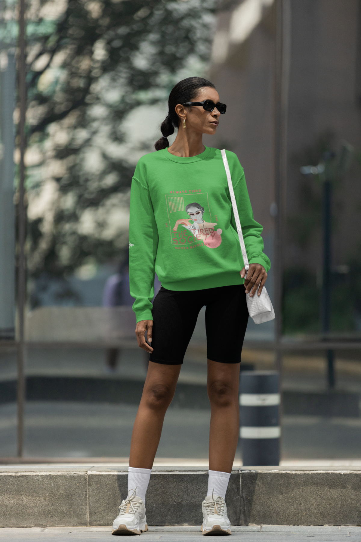 The Tired Society Unisex Sweatshirt - Image 2