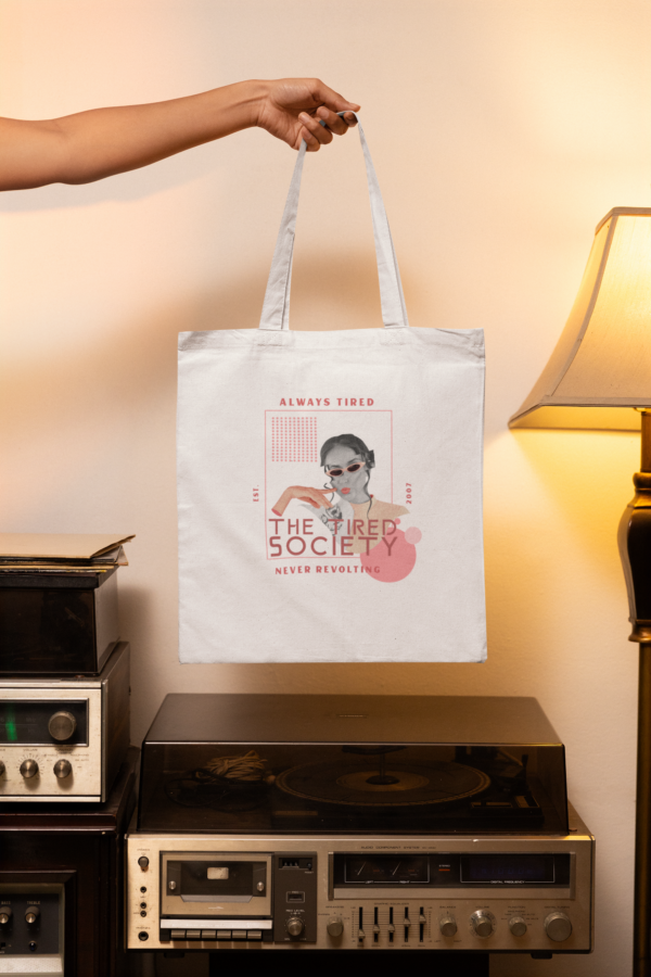 Tired Society Cotton Bag