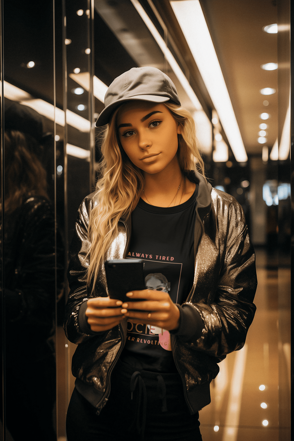 Women's Tired Society T-Shirt - Image 2