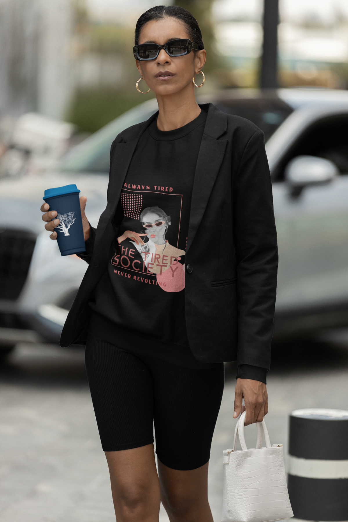 The Tired Society Unisex Sweatshirt - Image 3