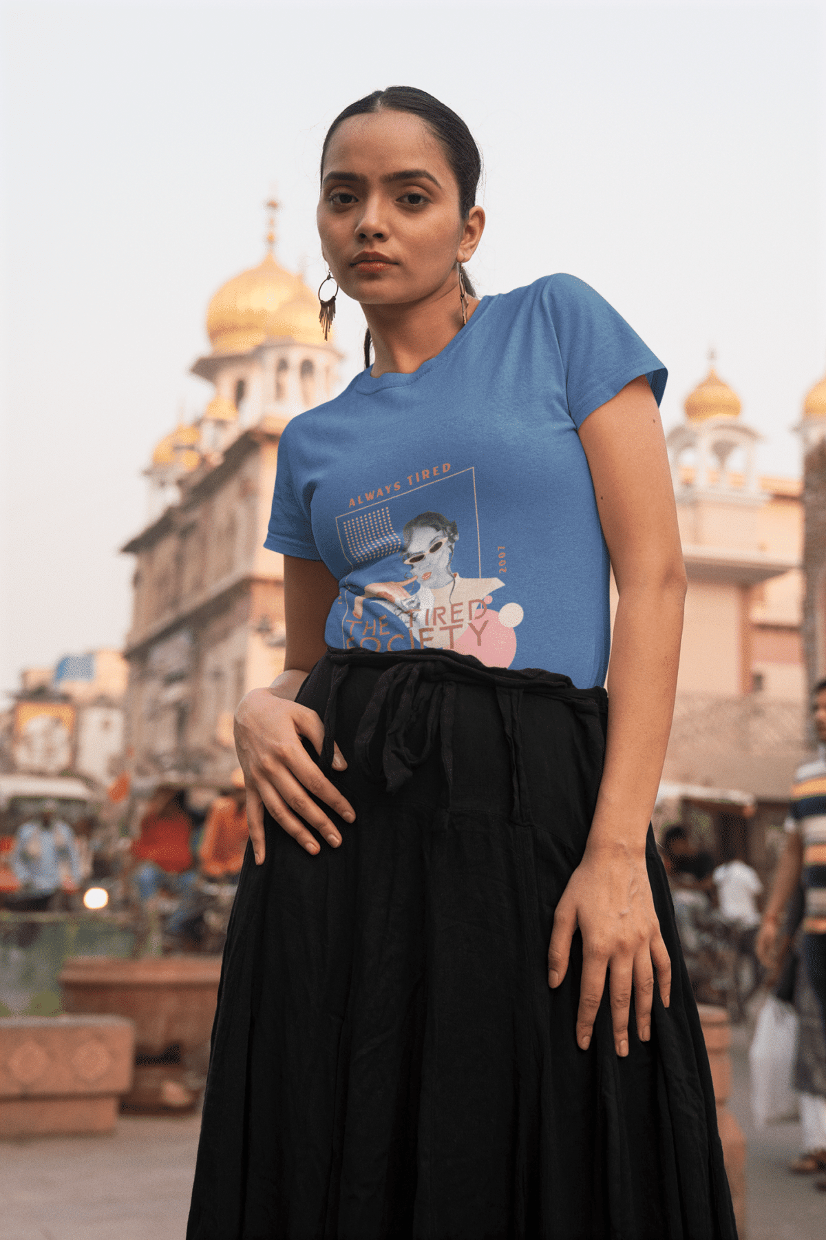 Women's Tired Society T-Shirt - Image 3