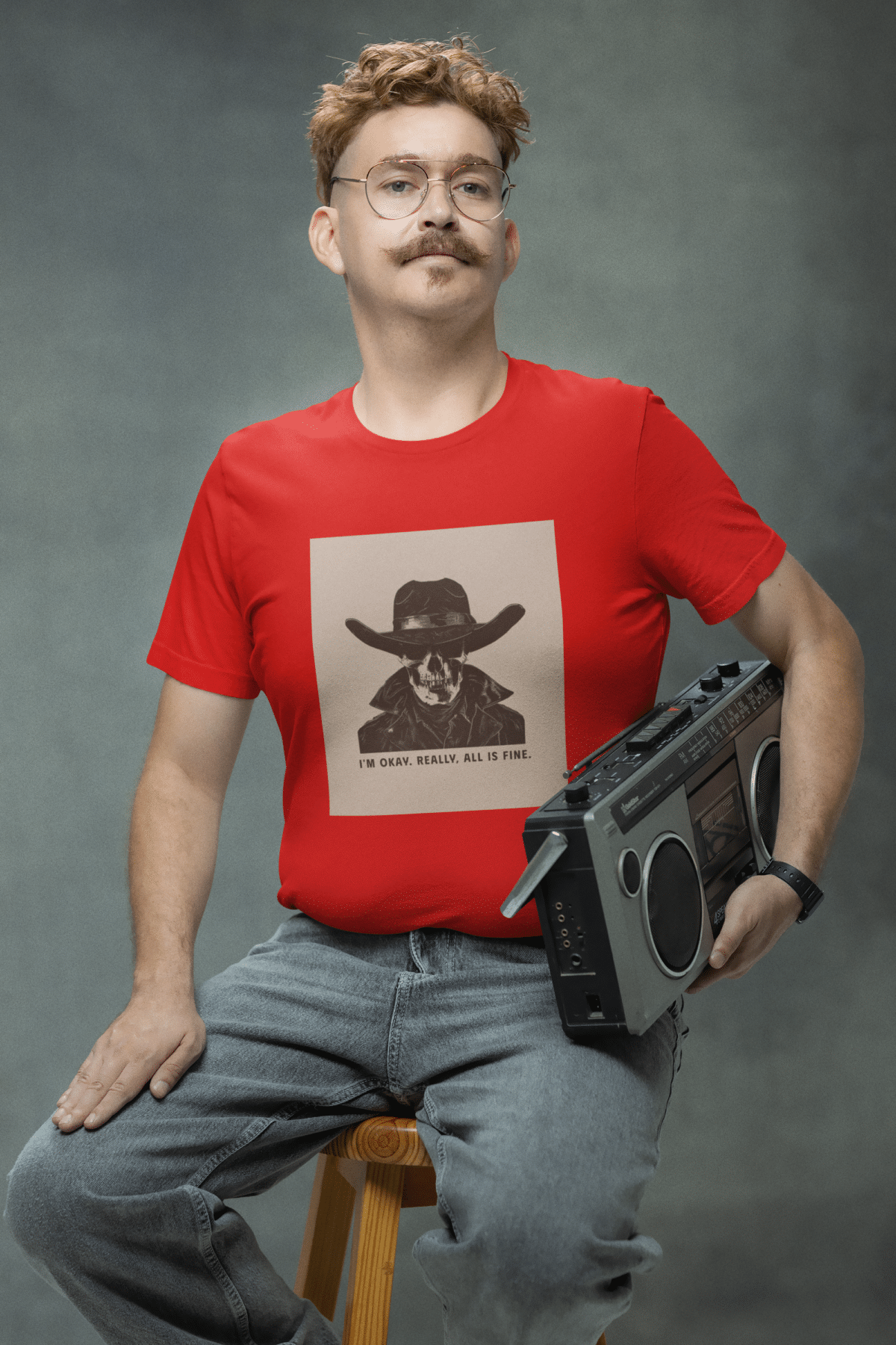 I'm Okay T-shirt - Image 4