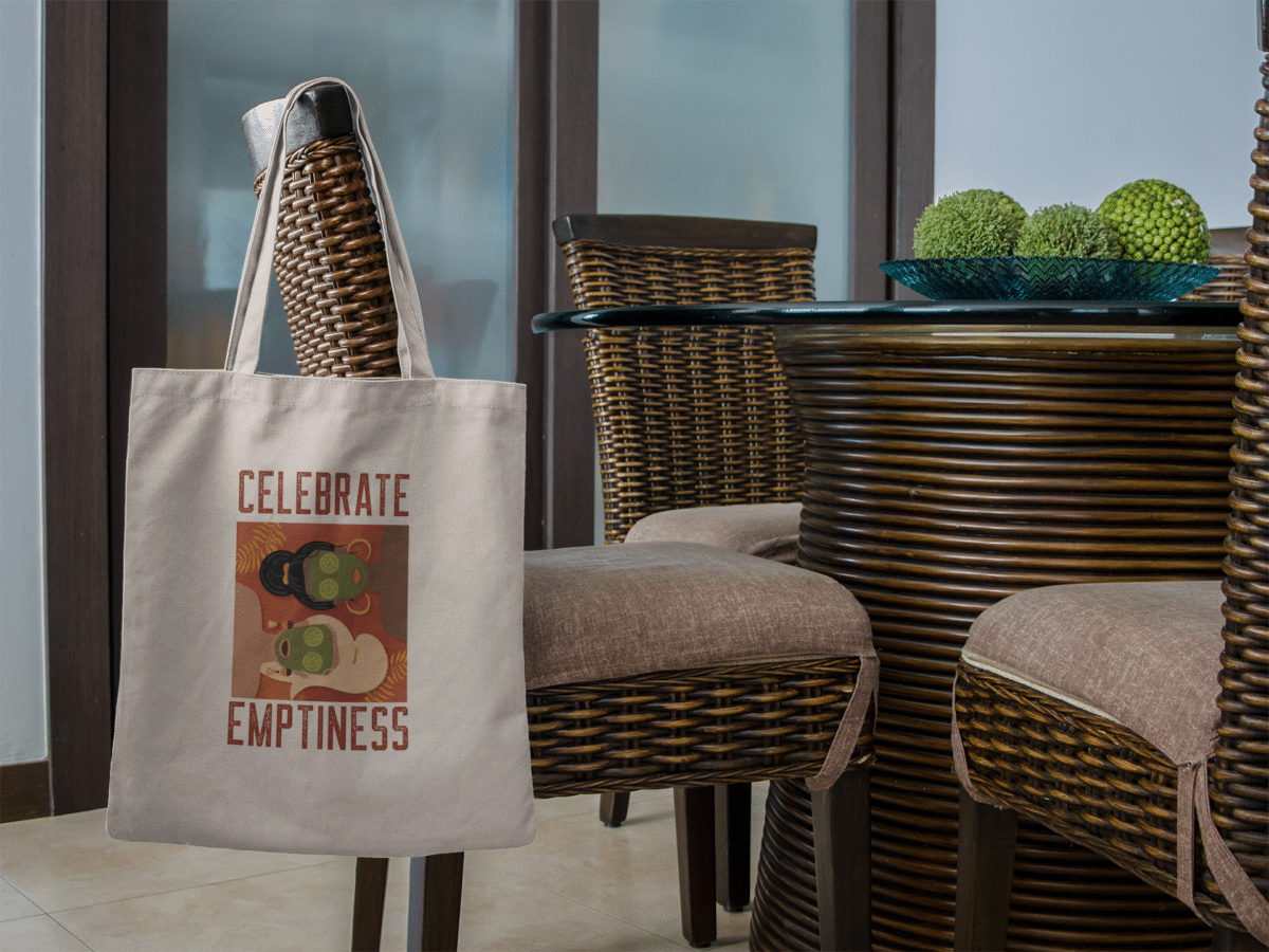 Celebrate Emptiness Tote Bag - Image 2