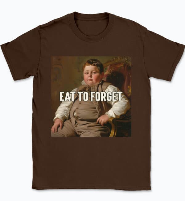 Eat to forget T-shirt