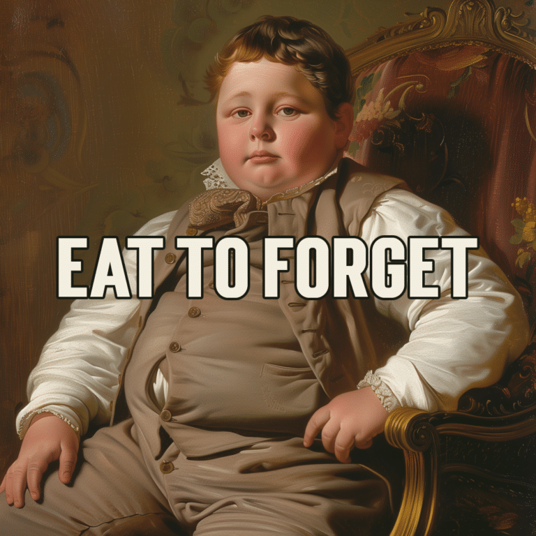 Eat to forget